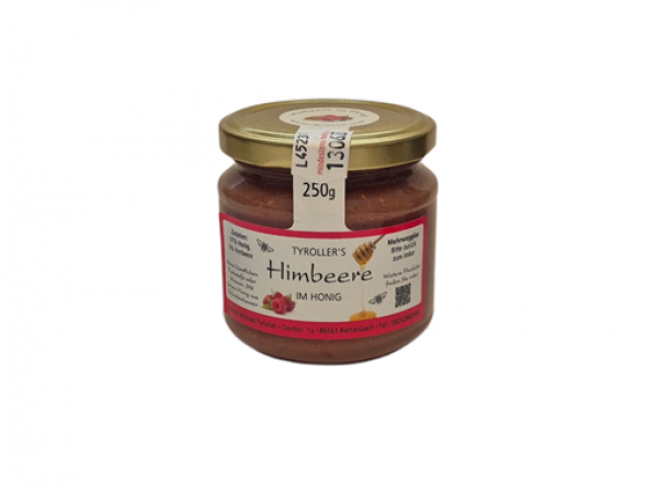 Himbeere im Honig 250g